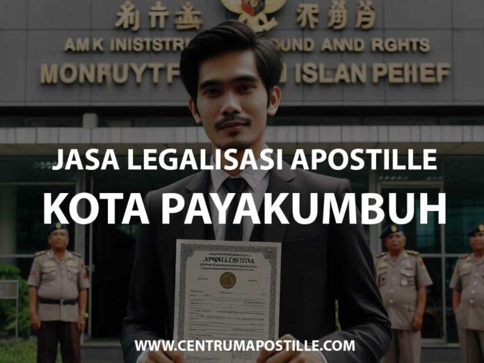 JASA LEGALISASI APOSTILLE KOTA PAYAKUMBUH